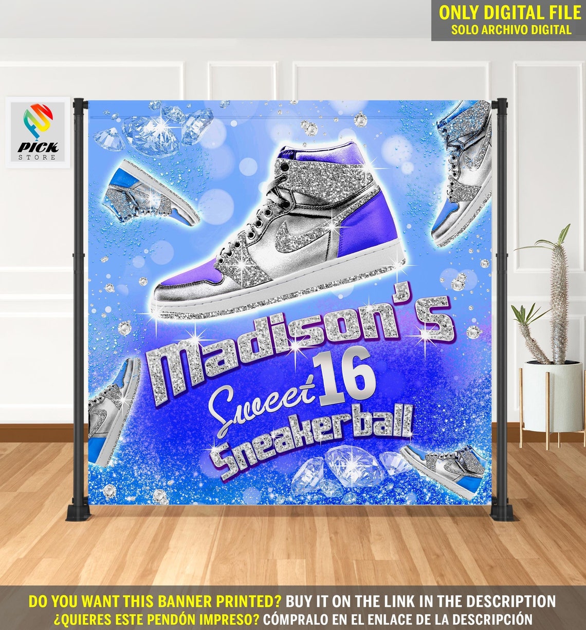 DIGITAL FILE Sneaker Ball Backdrop Sneaker Ball Banner - Etsy