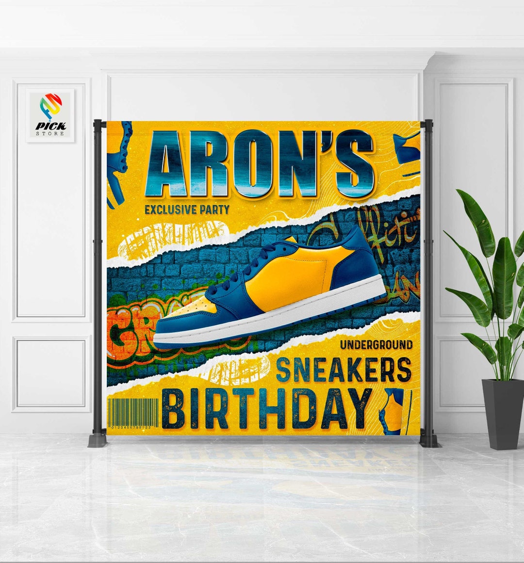 DIGITAL FILE Sneaker Ball Backdrop Sneaker Ball Banner Sneaker Ball