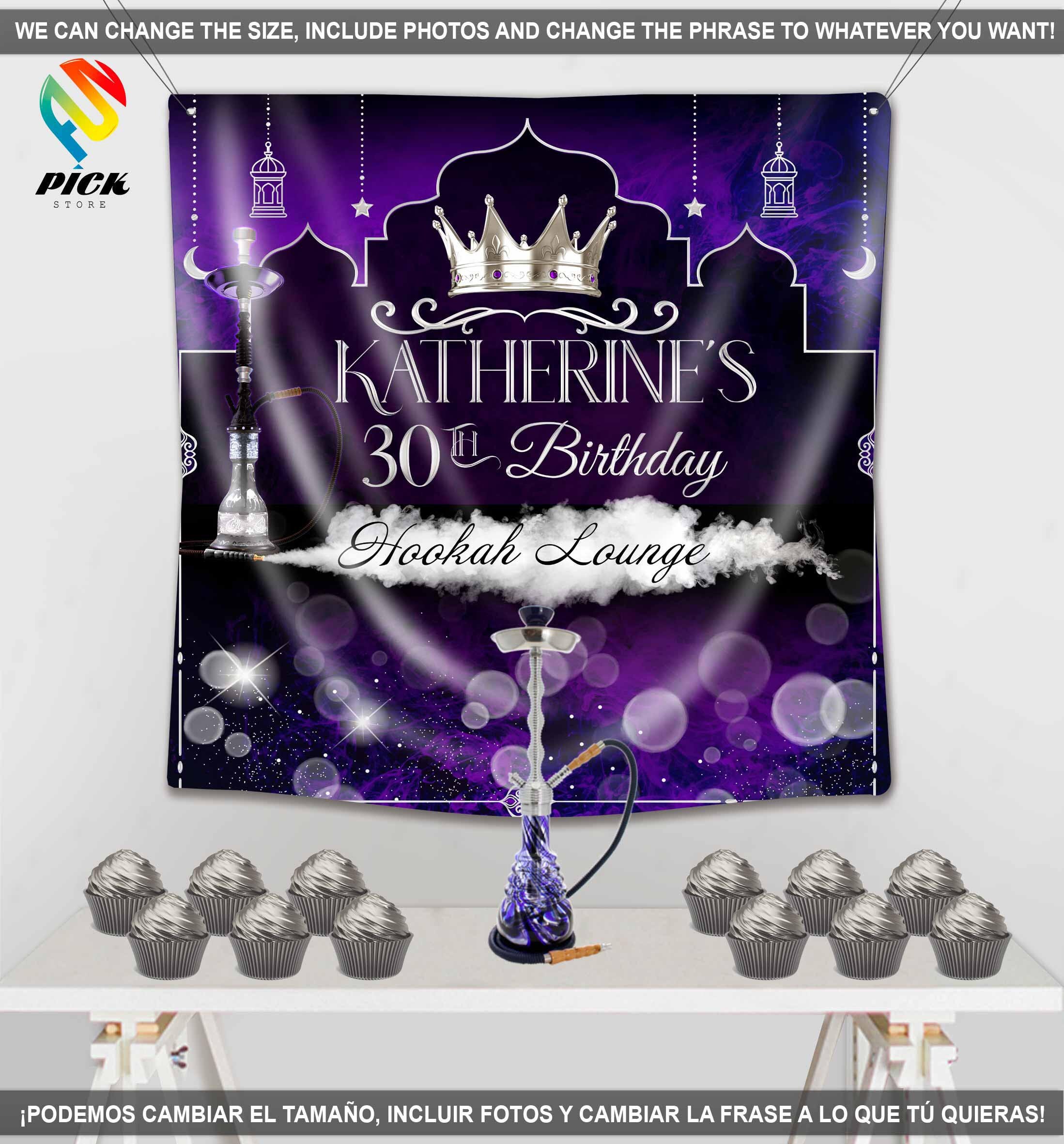 DIGITAL FILE Hookah Backdrop Hookah Banner Hookah Etsy