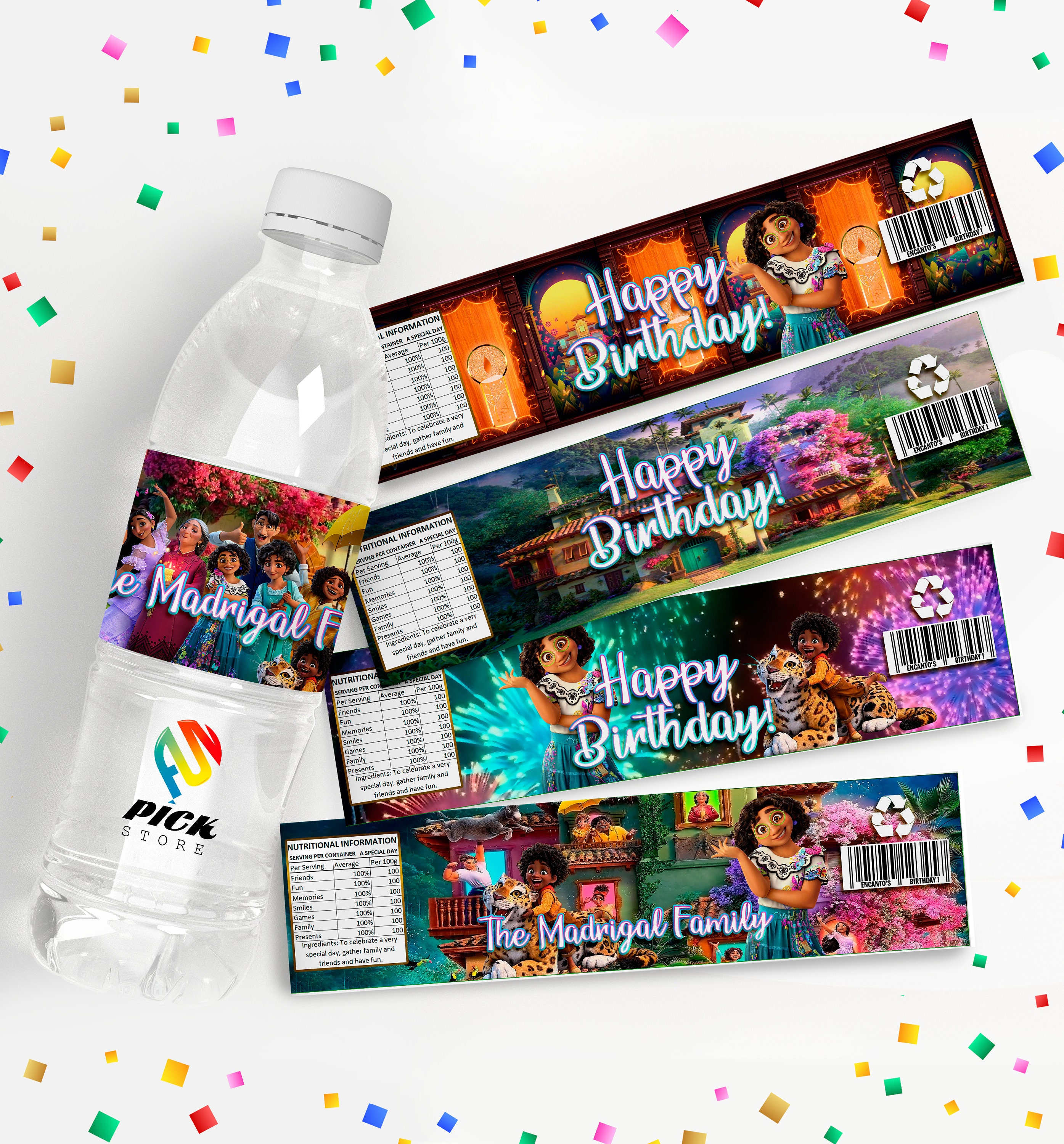 DIGITAL Encanto Water Bottle Labels Encanto Printable Etsy Australia