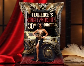 Bolsa de papas fritas Gatsby: Recuerdo de fiesta de Harlem Nights (Descarga digital) - HAR01