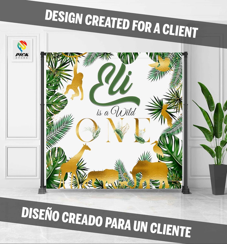 Personalized Backdrop Design: Custom Photo Banner (Only Digital File) - PP01 image 9