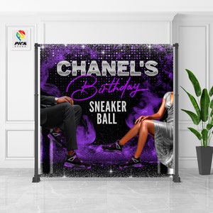 Sneaker ball toile de fond Sneaker bannière Sneaker Bash Party Sneaker Gala Photo toile de fond SneakerBall anniversaire DIGITAL FILE | SNB06