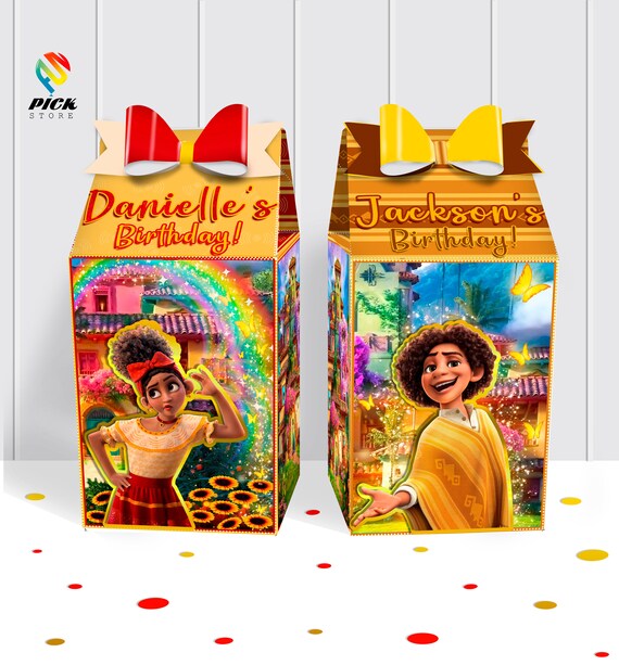 DIGITAL Encanto Party Favor Milk Box Encanto Decoration Etsy