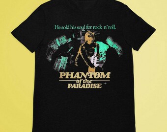 PHANTOM OF THE PARADISE tshirt black s-3xl fiction for men women unisex