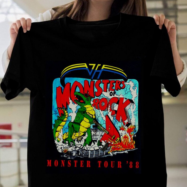 T-Shirt Vintage Monsters Rock Band 