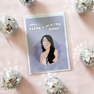 Olivia Rodrigo Karte zum Geburtstag