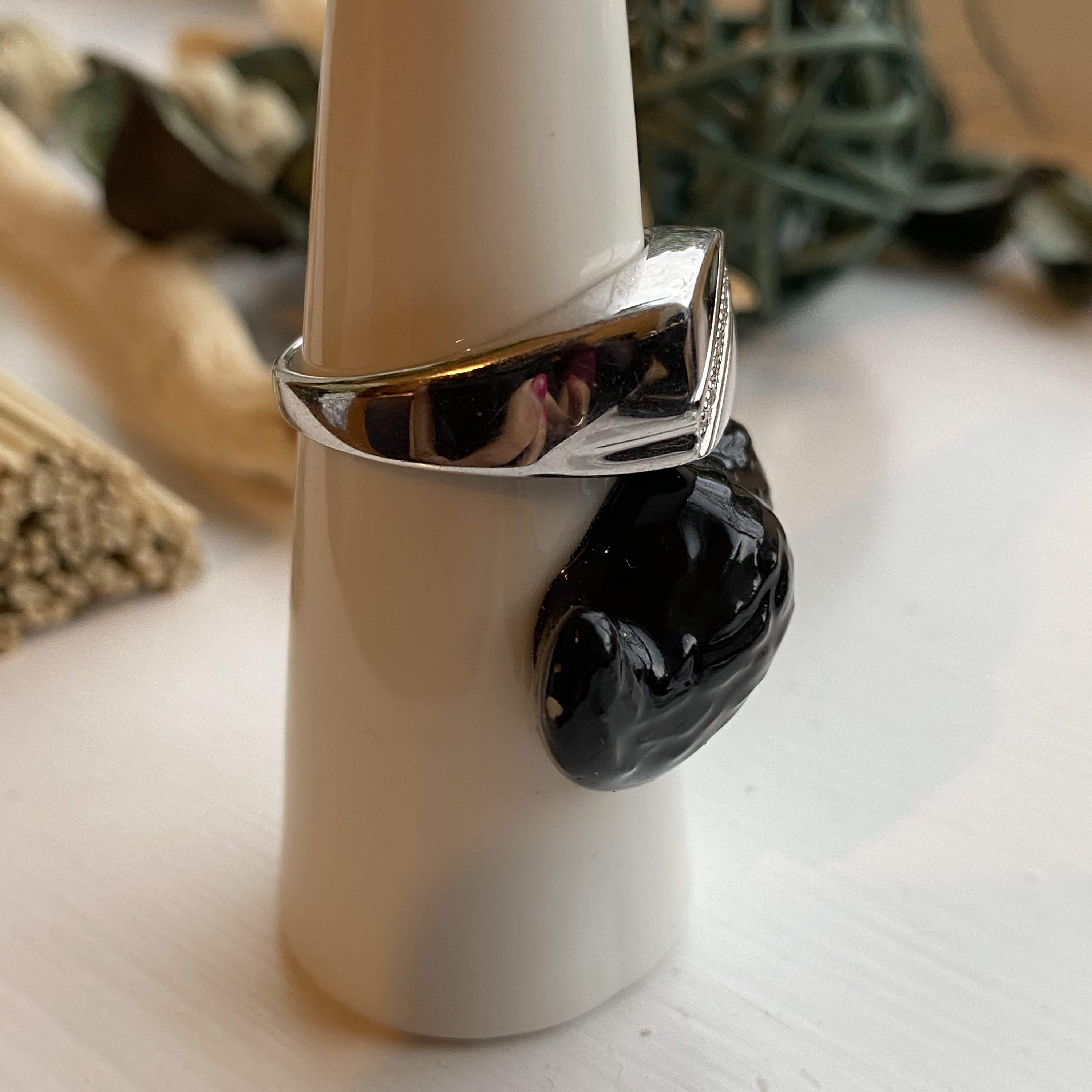 Pure Sterling Silver Mens Chunky Ring. Etsy UK