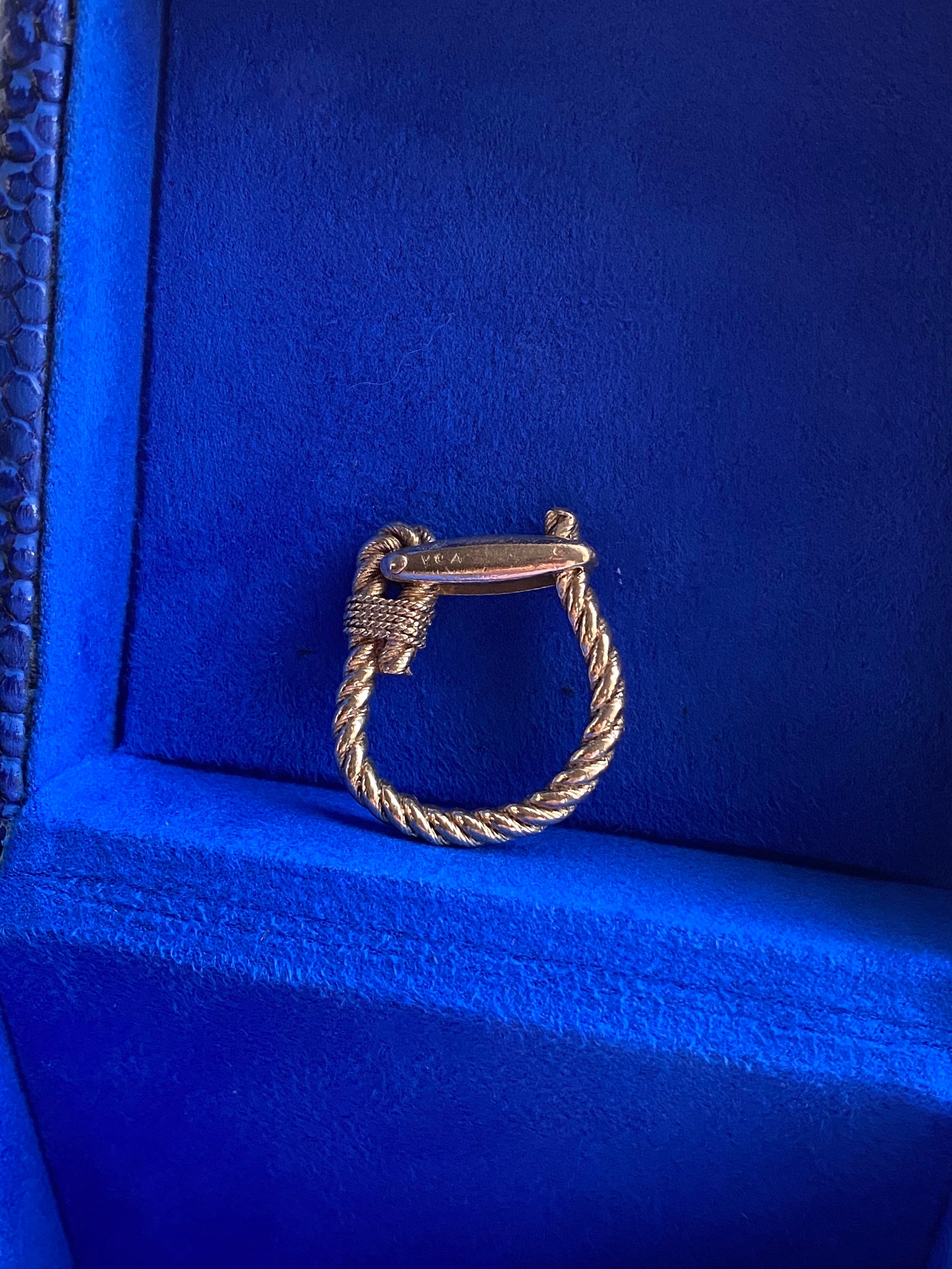 VAN CLEEF & ARPELS Vintage 18K Yellow Gold Key Chain Signed Etsy