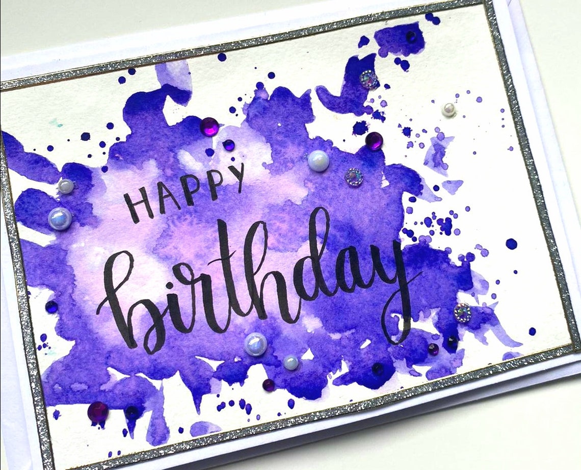 6 Handmade Cards Ink Collection Etsy