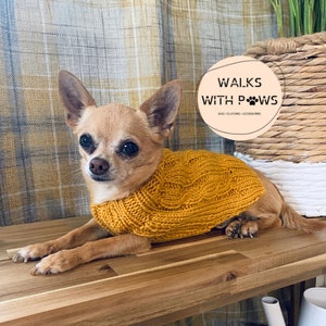 Knitted Dog Jumper