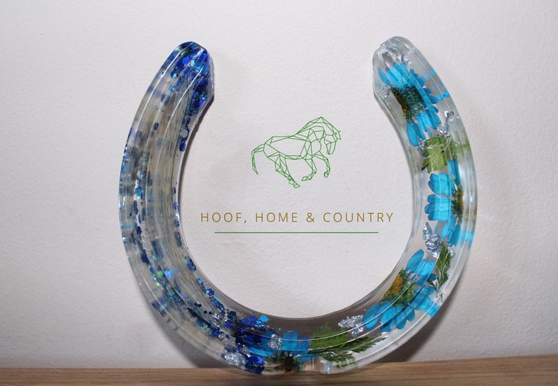 Bespoke Horse Hair Resin Horseshoe Keepsake Etsy