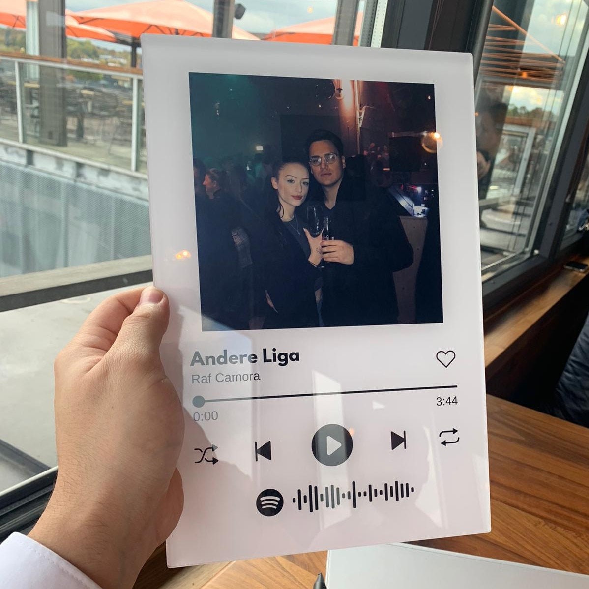 Spotify glass art caqwescience