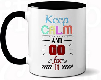 Unique inspirational mug, Positive quote mug, Coffee lover gift, Think positive latte mug, Inspirational saying mug, Inspiration, Motivation