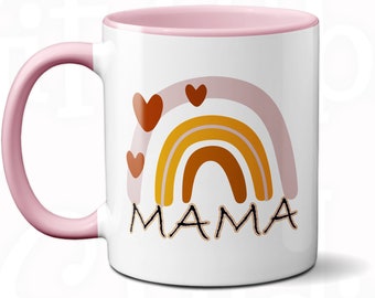 Mama Rainbow Coffee Mug: New Mom Gift