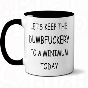 Mok sarcastische grap: grappig onbeleefd vloekcadeau