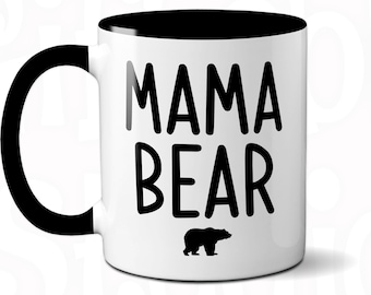 Mama Bear Coffee Mug: Ceramic Mom Gift