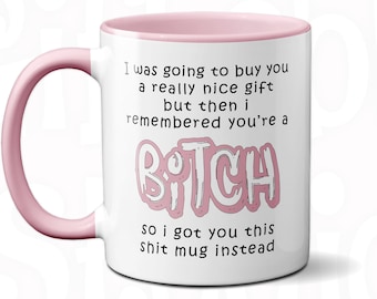 Funny Offensive Coffee Mug, Rude Novelty Gift