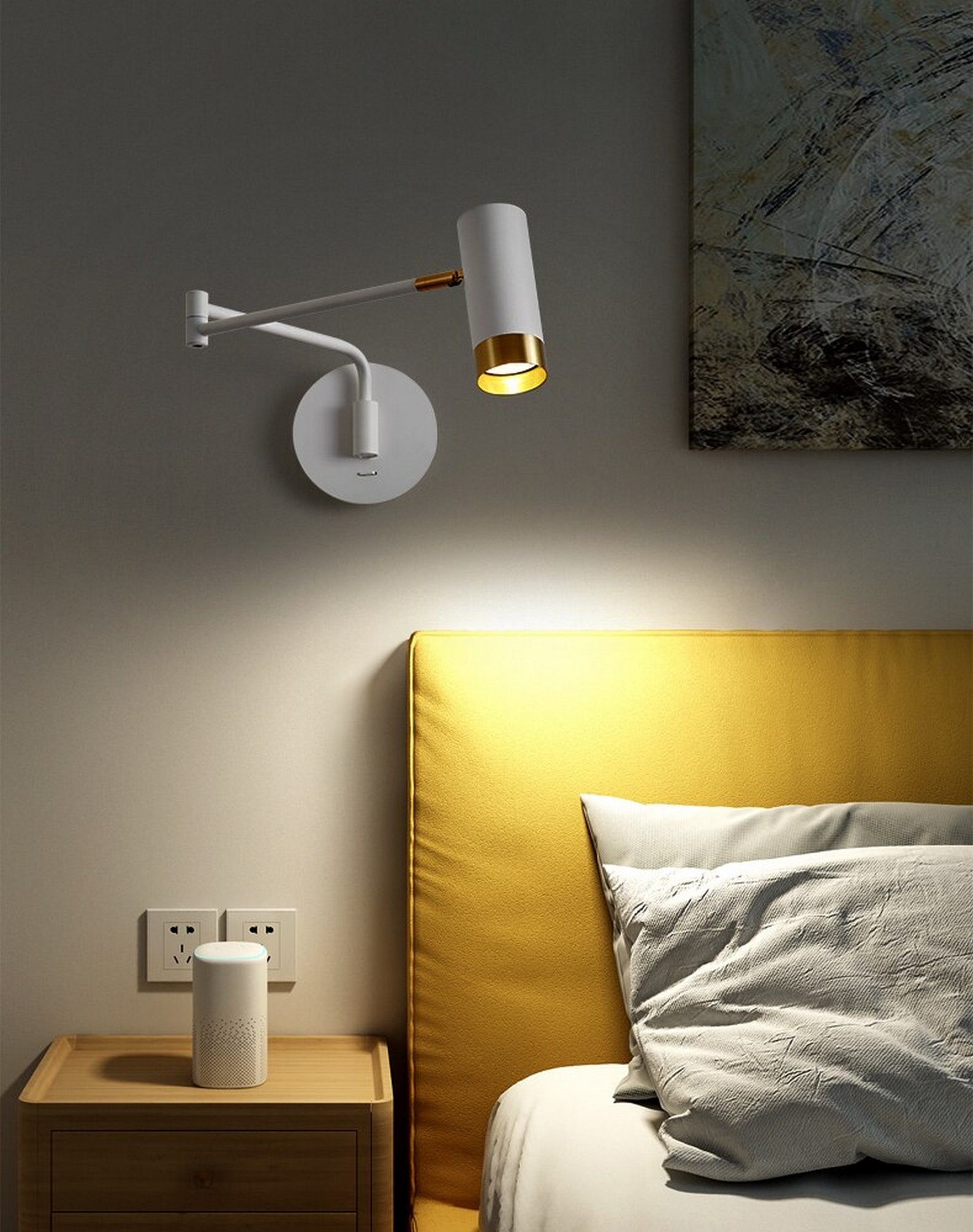 светильник прикроватный настенный для чтения