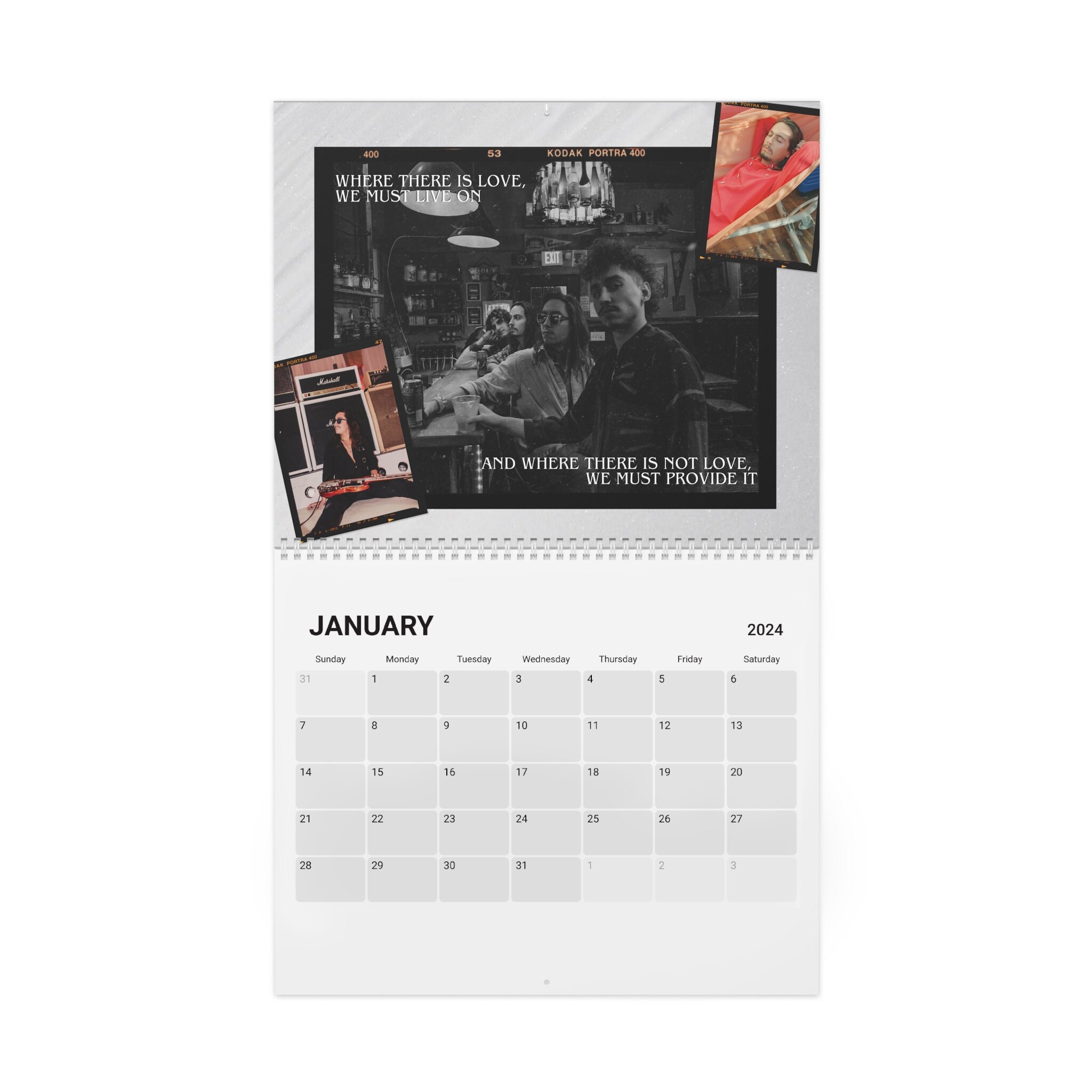 Greta Van Fleet Calendar 2024, Starcatcher Designs Etsy