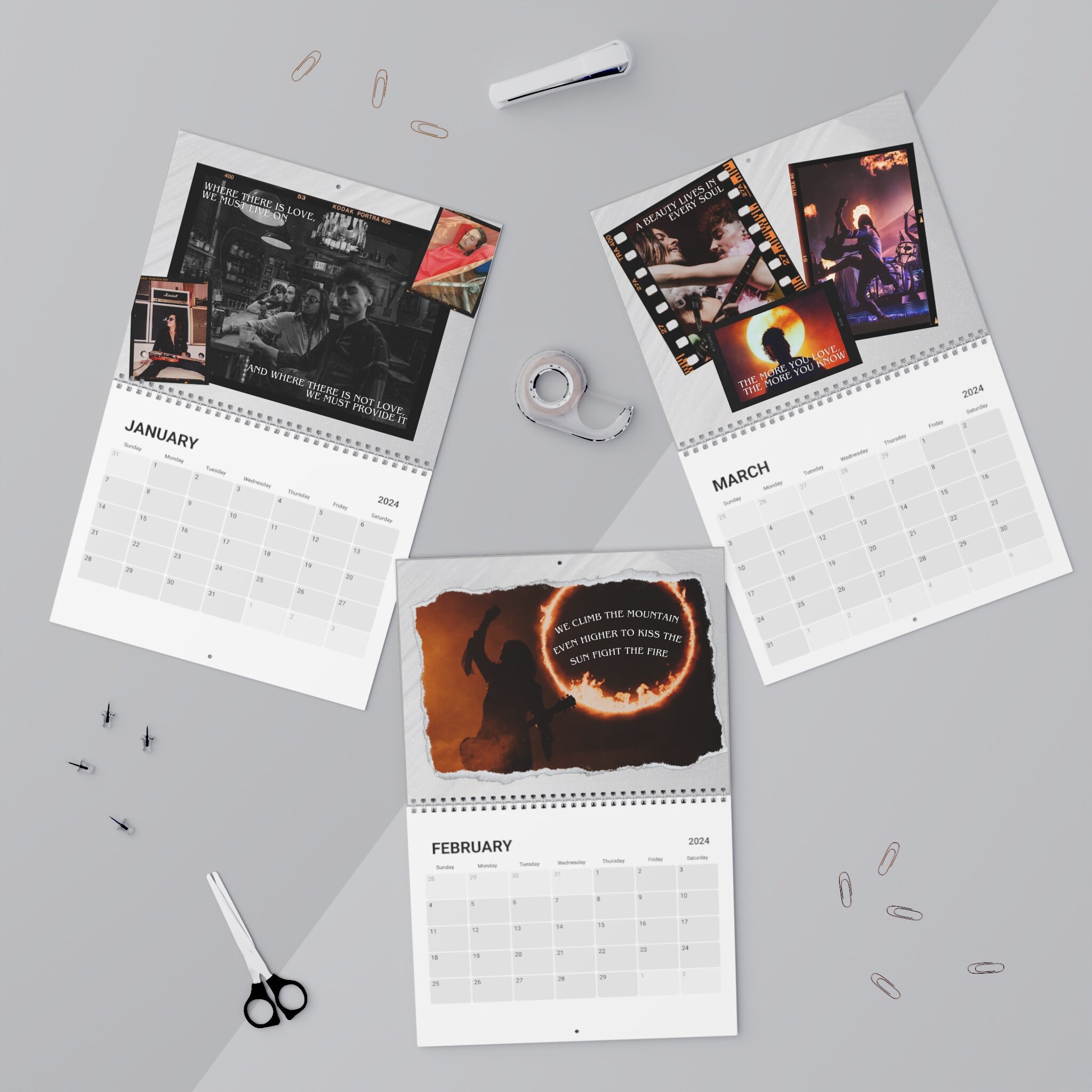 Greta Van Fleet Calendar 2024, Starcatcher Designs Etsy