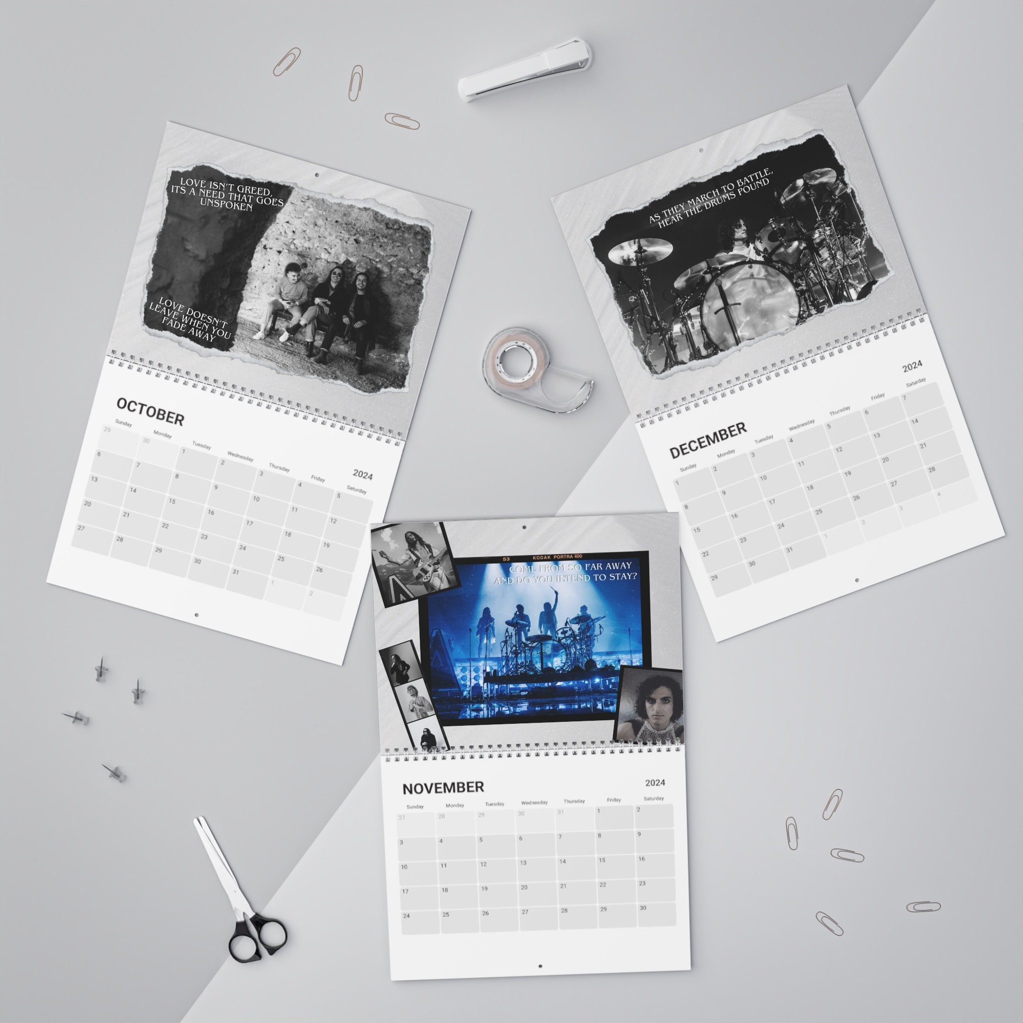 Greta Van Fleet Calendar 2024, Starcatcher Designs Etsy