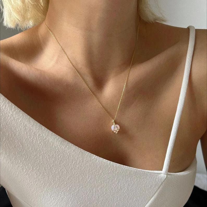 Diamond 2024 barbie necklace