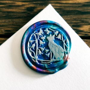 Timbro con sigillo di ceralacca, sigillo di ceralacca a forma di gatto, testa di sigillo di ceralacca, testa di timbro di ceralacca, kit di sigillatura della ceralacca, timbro di cera fusa, timbro per posta ordinaria