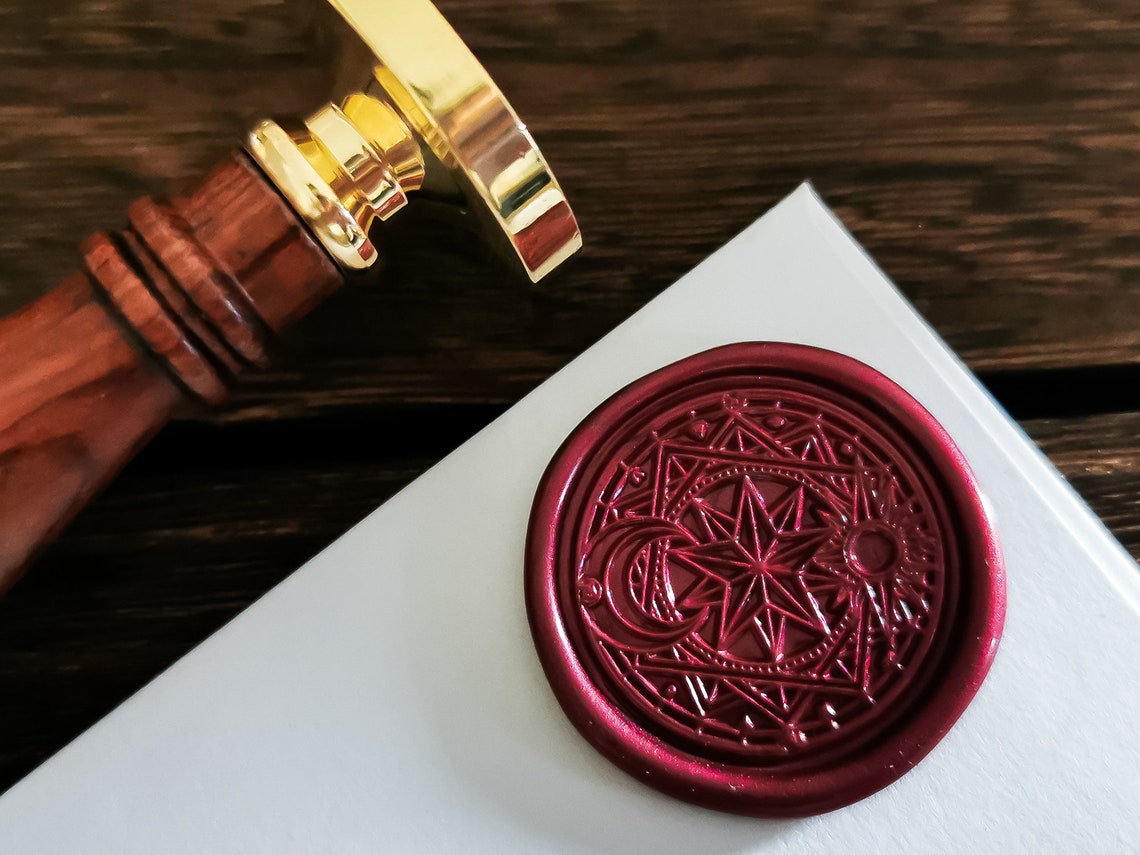 Wax Seal Stamp Magic Arraysealing Wax Stamp Witchcraft Magic Etsy
