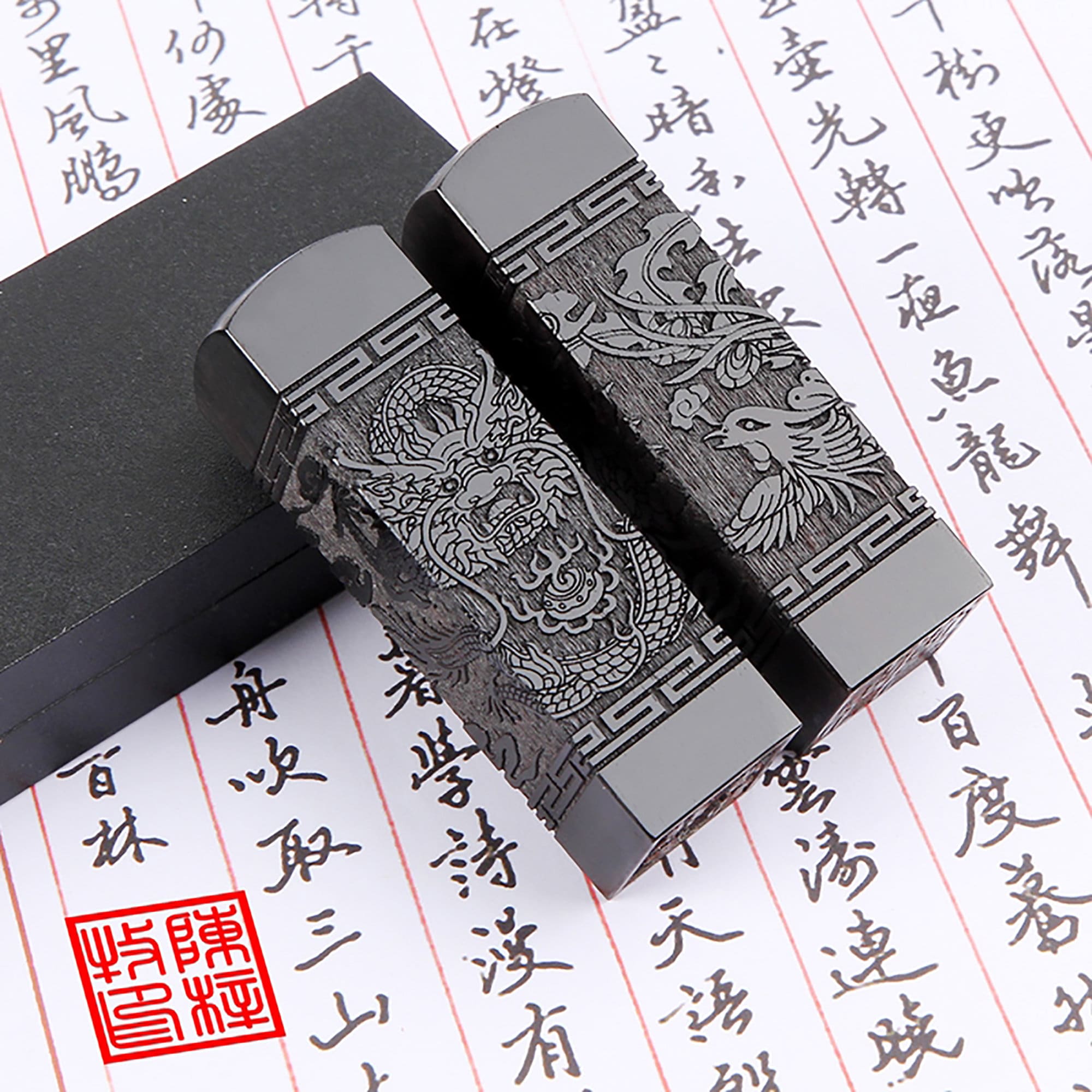 Chinese Name Chop Seal Stamp Custom Calligraphy StampBlack | Etsy