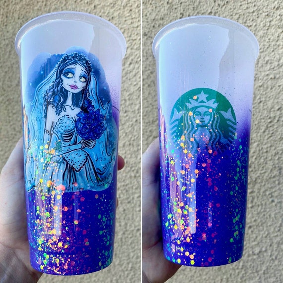 Emily Corpse Bride Starbucks cup | Starbucks tumbler| Starbucks cup personalized | Starbucks cold cup