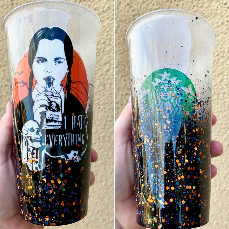 Halloween queen Starbucks cup | Starbucks tumbler| Starbucks cup personalized | Starbucks cup personalized glitter| Starbucks cold cup| gift 