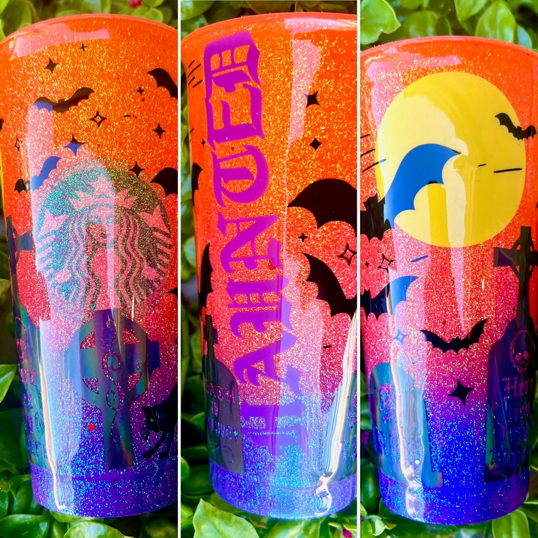 Halloween Starbucks Cup Fall Starbucks Cup Spooky Season Etsy