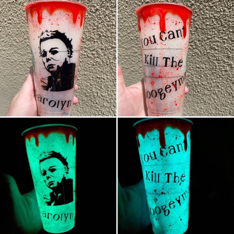 Horror movie Starbucks Halloween cup | Etsy