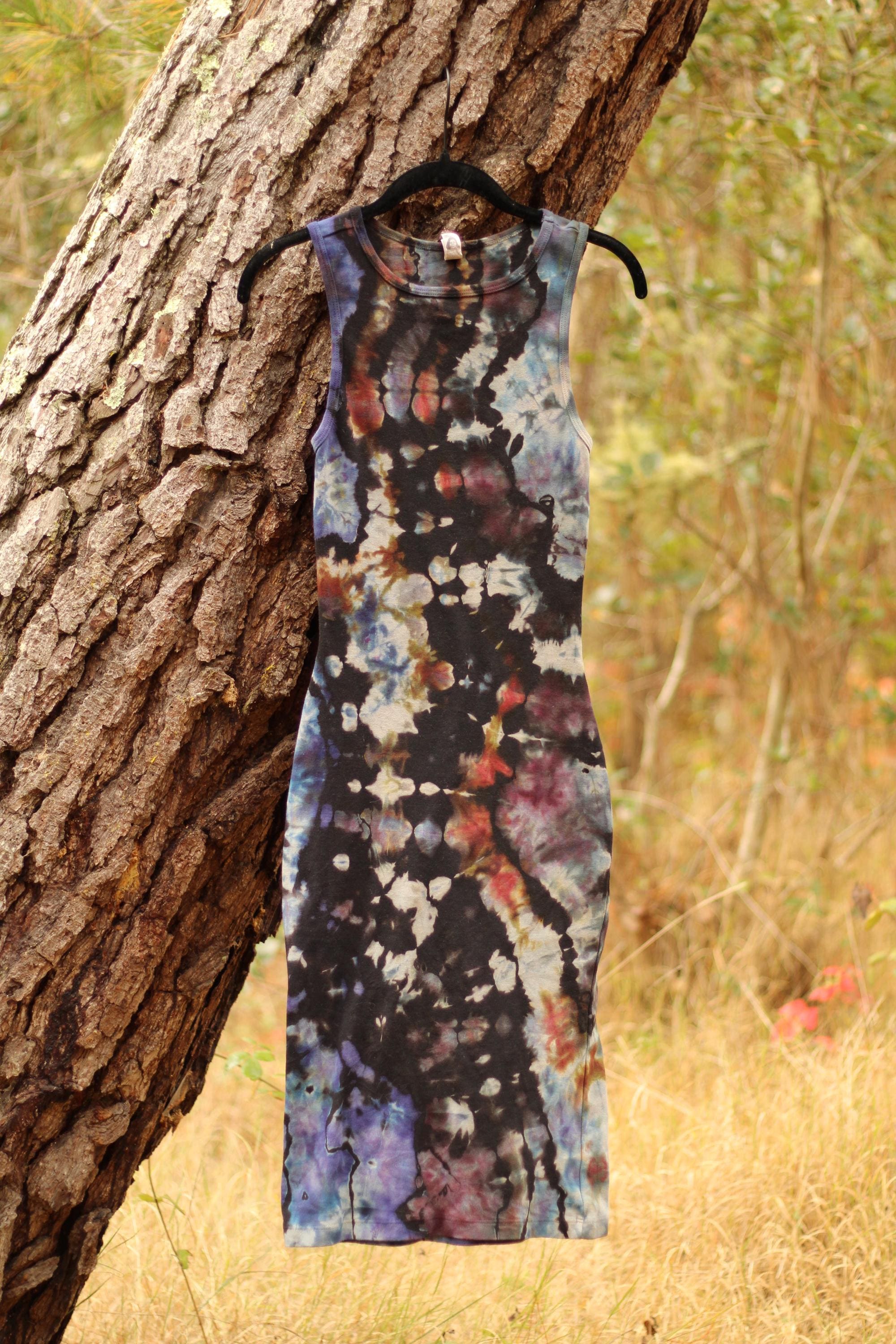 Tie Dye Bodycon Dress - Etsy