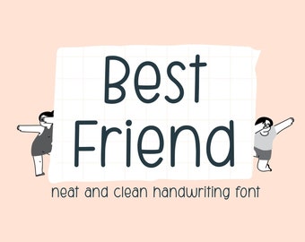 Cute Handwritten font neat handwriting font cute handwriting font clean handwriting font note taking font goodnote handwriting digital font