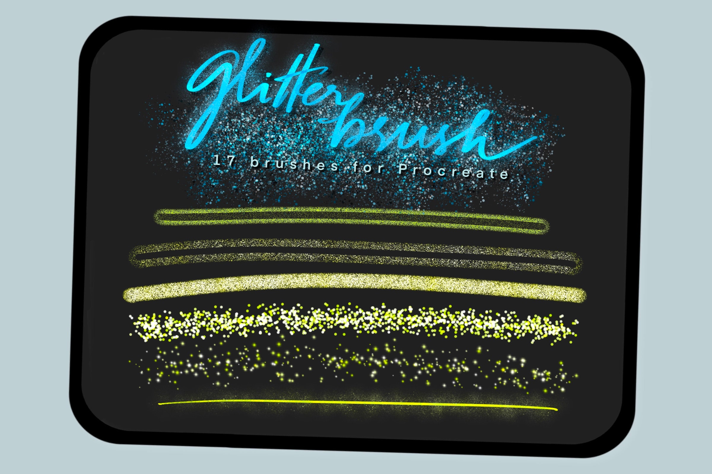 Procreate brushes procreate glitter brush glitter brushes Etsy