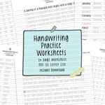 Writing Worksheets