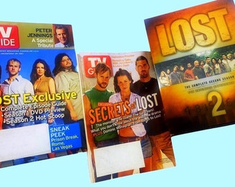 Lost - TV Guides & DVD (Season 2) Box Gift Set