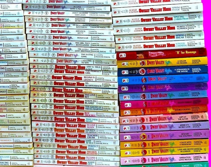Sweet Valley High Book Series Numbers 71 to 143 - Choose a Book