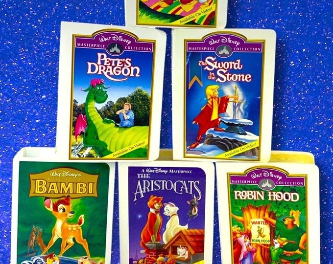 Disney Figures with Mini VHS Case - Choose One