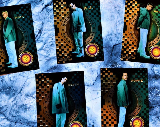 BSB Rookie Cards (Choose a Backstreet Boys Card)