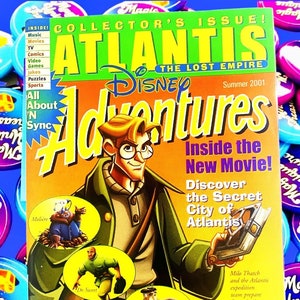 Atlantis 2001 Disney Adventure Magazine