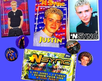 NSYNC Mini Justin Fan Gift Set, Nostalgia, Justin Timberlake, *NSYNC