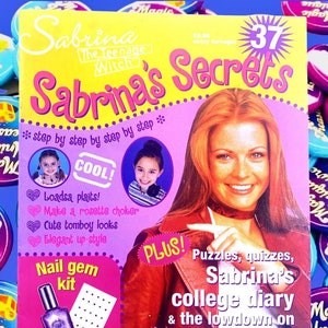 Sabrina 2002 Magazine, nummer 37, Sabrina Secrets, Sabrina the Teenage Witch TV Show, Nickleodeon, TGIF