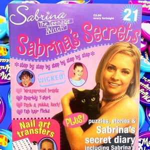 Sabrina Magazine, Issue 21, Sabrina Secrets, Sabrina the Teenage Witch TV Show, Nickleodeon, TGIF