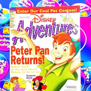 Peter Pan March 2002 Disney Adventures Magazine