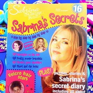 Sabrina 2002 Magazine, Issue 16, Sabrina Secrets, Sabrina the Teenage Witch TV Show, Nickleodeon, TGIF