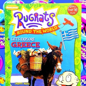 Rugrats Greece Magazine, Nickelodeon 2002 Issue