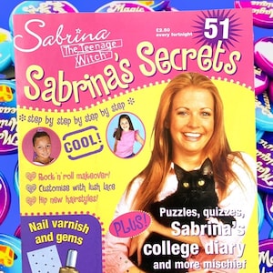 Sabrina Magazine, Issue 51, Sabrina Secrets, Sabrina the Teenage Witch TV Show, Nickleodeon, TGIF